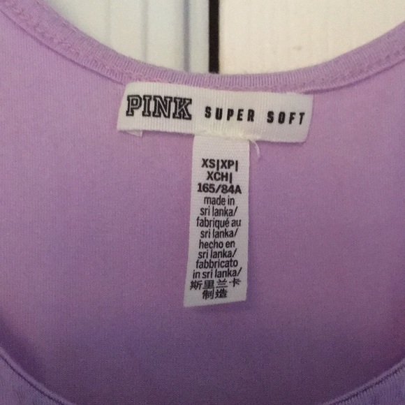 •Pink by Victoria’s Secret Flowy Purple Tank Top• - Picture 4 of 5